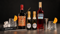 Box Aperitivo Puzzle & Pour con Campari, Vermouth del Professore, Prosecco, bicchieri e accessori da cocktail. Idea regalo originale per chi ama aperitivi, mixology e cocktail da preparare a casa.